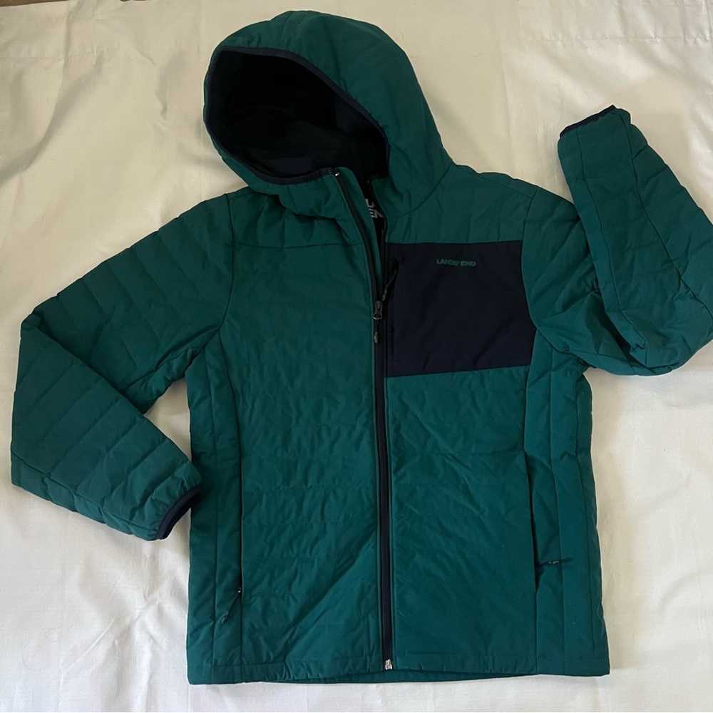 Lands End lightweight Packable puffer jacket